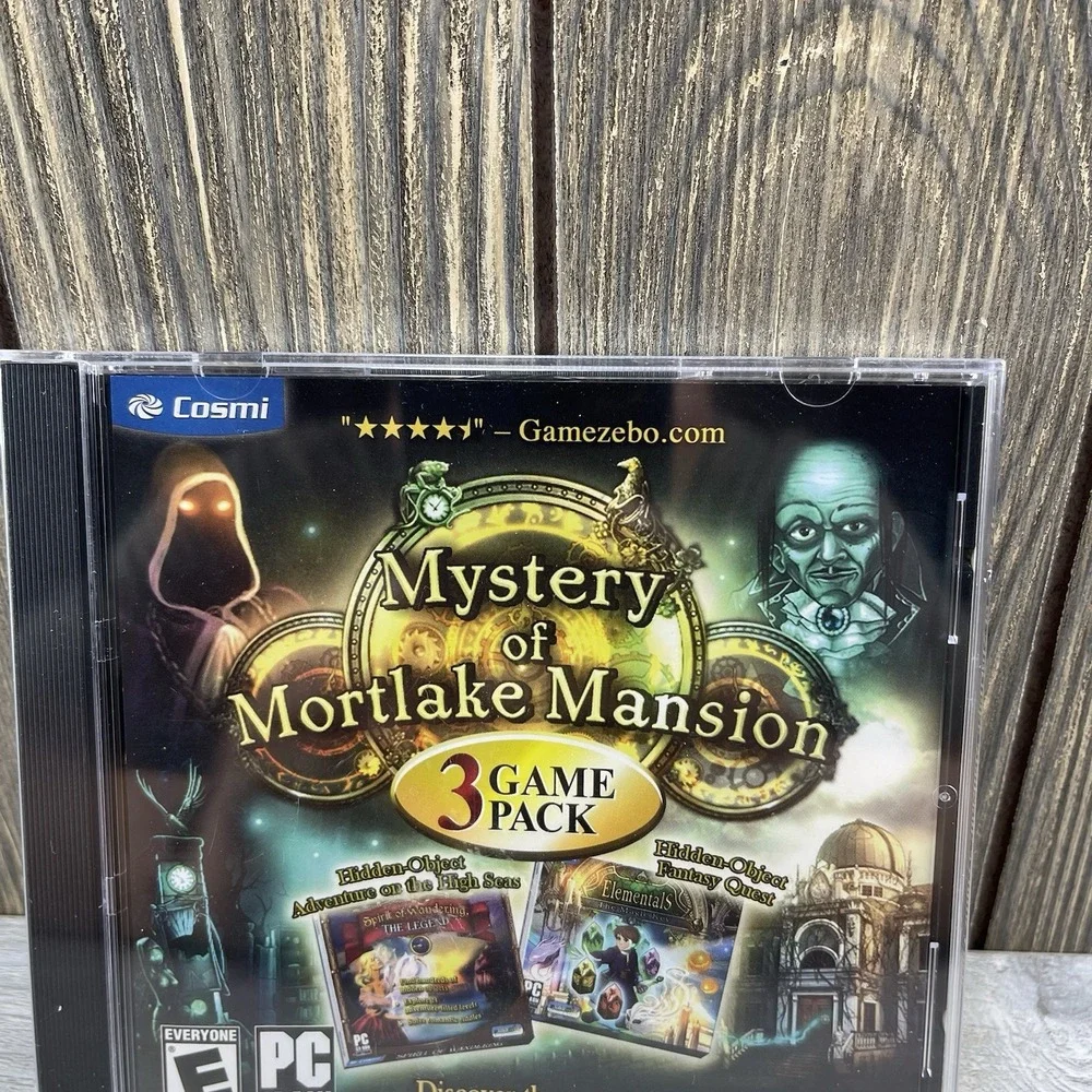 Mystery of Mortlake Mansion: 3 Game Pack (PC, 2011) PC CD/ROM Video Game Sealed